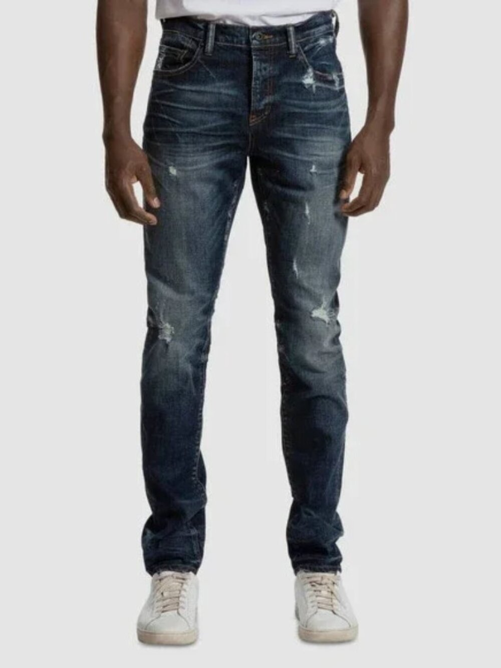 PRPS MID-RISE SKINNY JEANS STRETCH DENIM DESTROYED SPRING 2015 COLLECTION sz 31